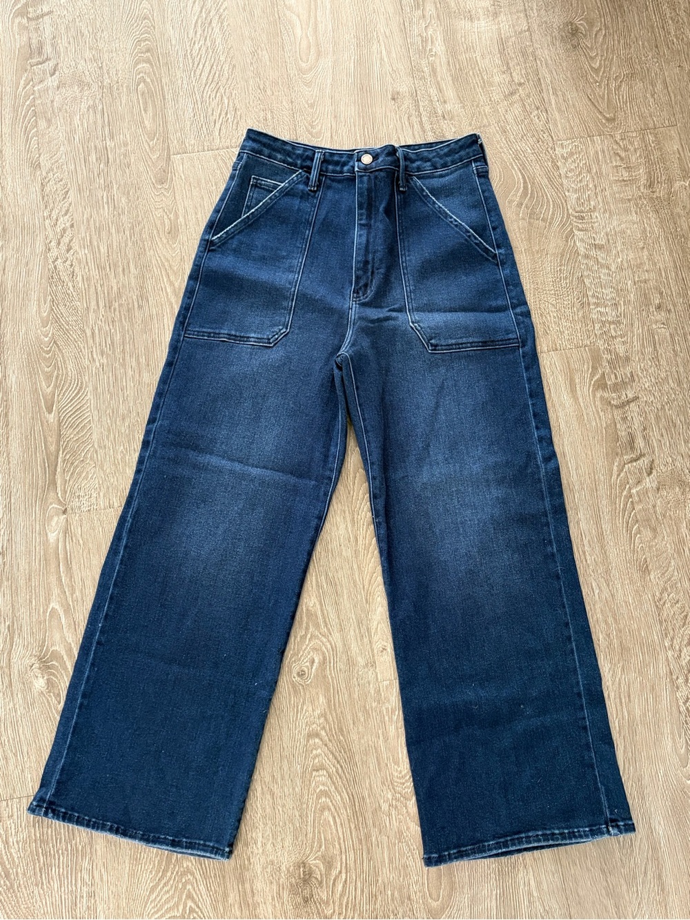 Just Black Brand Dark Blue Denim Jeans Size 31 Women Super Soft